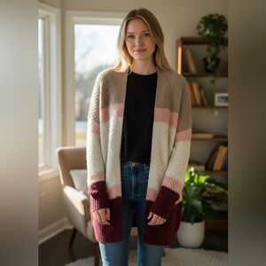 Umgee XL Colorblock Women's Sweater